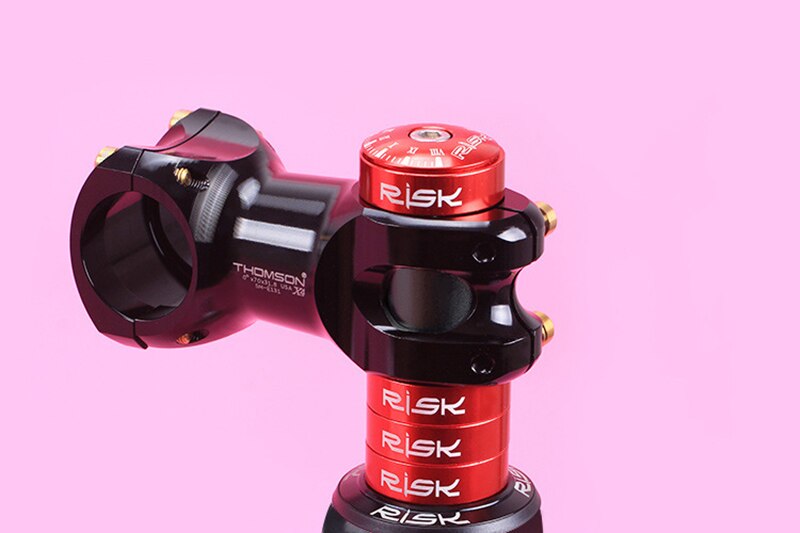 Espaçadores para haste de garfo e arruela de bicicleta, 4 unidades, 5mm mtb, liga de alumínio, headset, arruela, guiador, diy peças para 28.6mm