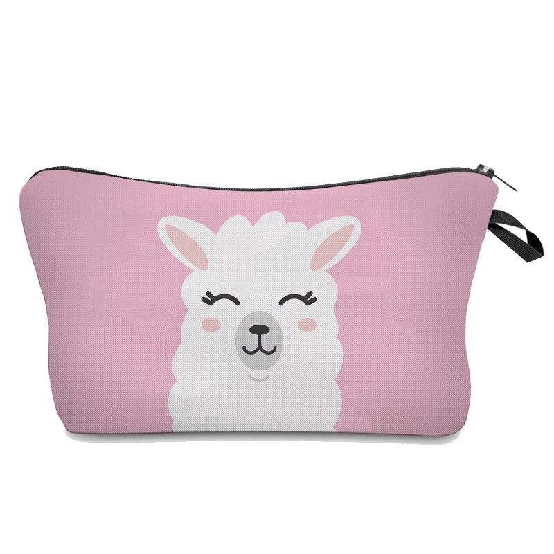Jom tokoy kosmetik taske makeup print lama kosmetik taske dame mærke makeup taske hzb 933