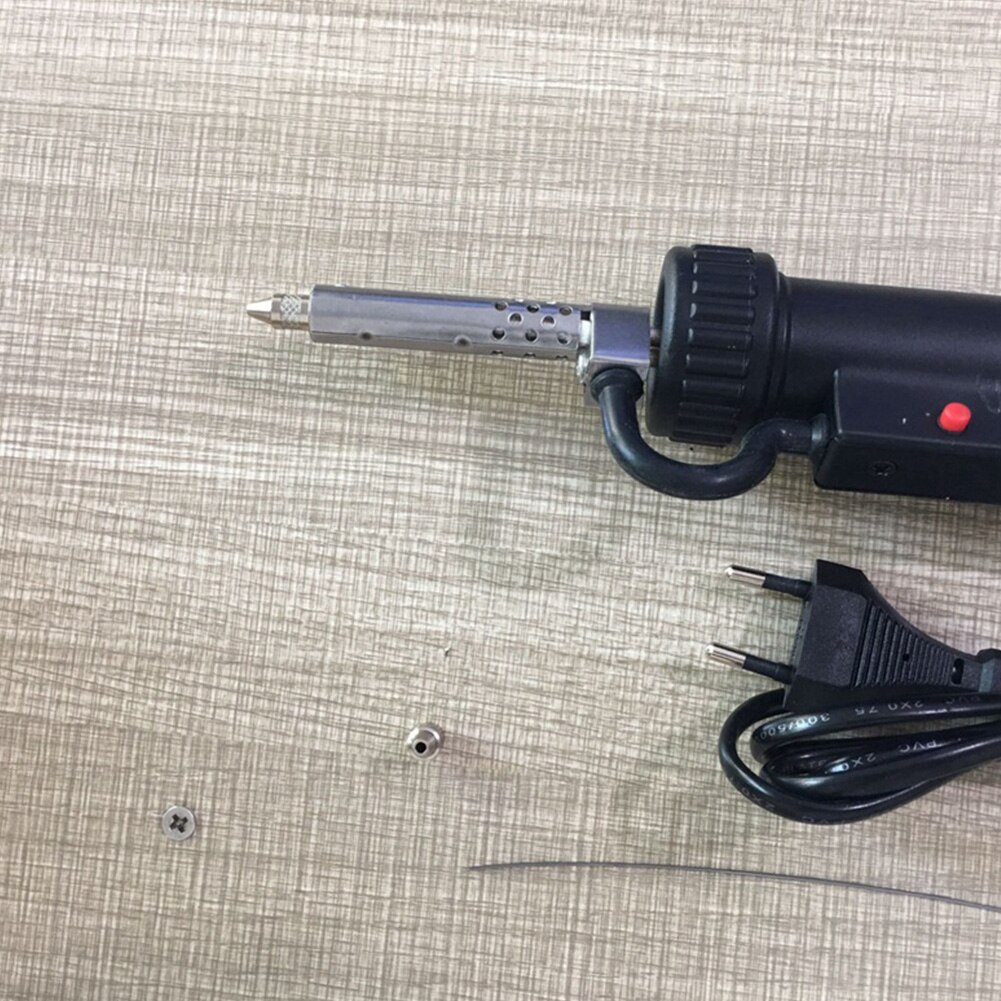 Grote Volume Draagbare Vacuüm Desolderen Pomp Gebruik Reparatie Tool Thuis Volautomatische Stabiele Elektrische Soldeer Sucker Met Nozzle