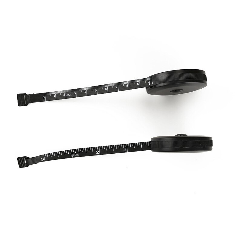 3 Pieces 60 Inch Body Measure Tape Set Include Button Retract Measuring Tape for Sewing Tailor Fabric Body Measurements