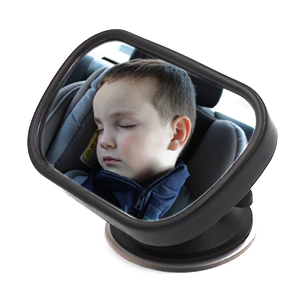 Espejo retrovisor para coche de bebé, ventosa de seguridad a prueba de golpes para asiento trasero, parabrisas o Clip para coche