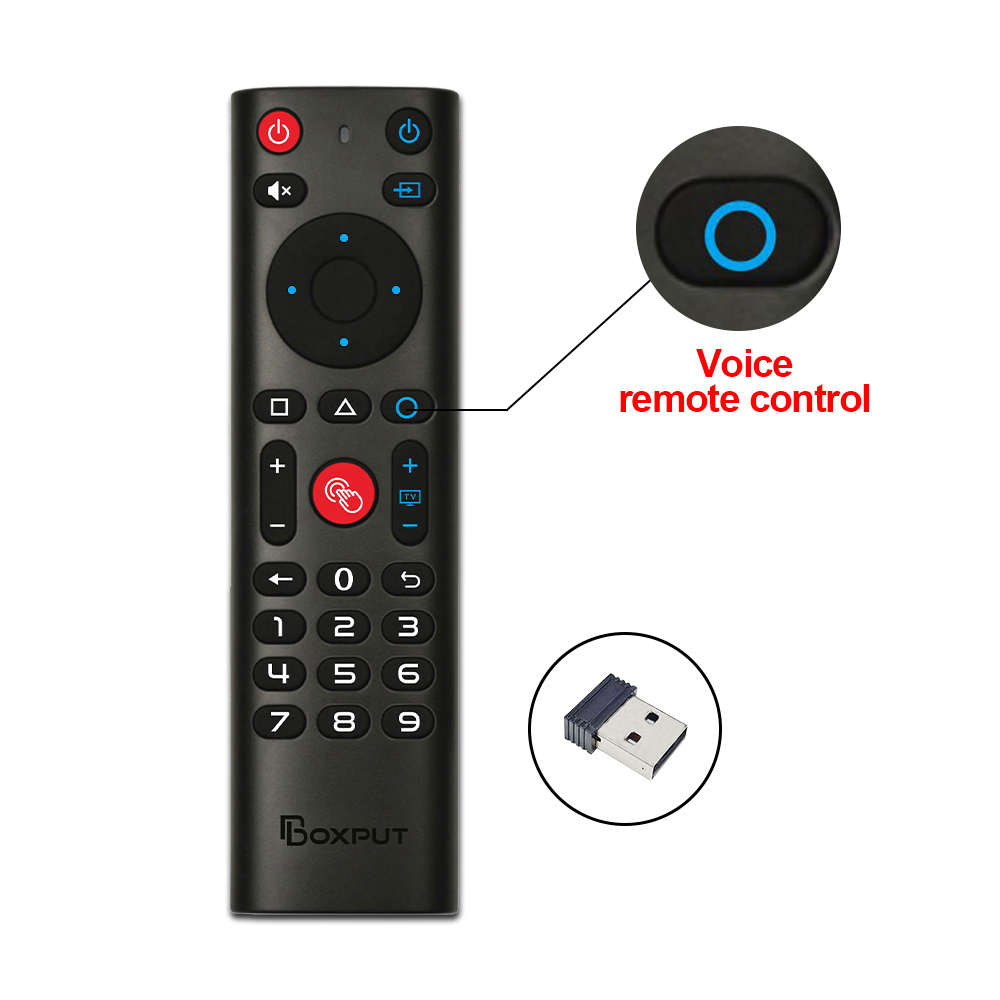 BPR3S BPR3S PLUS BT Air Mouse sterowanie głosem i nauka bezprzewodowego pilota z żyroskopem dla Android Smart TV opakowanie TV Stick
