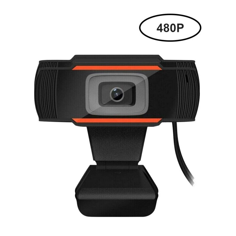 Usb Camera Draaibaar Video 480P 30 Graden Draaibaar 2.0 Hd Webcam Opname Web Camera Met Microfoon Voor Pc Laptop desktop