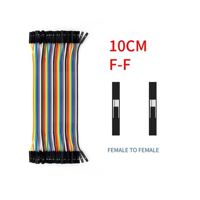 Dupont Line 120pcs 10cm Male to Male + Female to Male and Female to Female Jumper Wire Dupont Cable for arduino DIY KIT: 10CM F-F