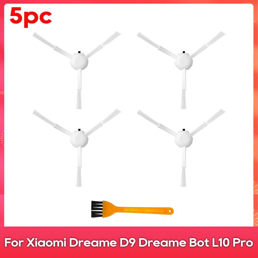Compatible For ( Dreame D9, L10 Pro, Trouver Robot LDS Vacuum Finder ) Spare Parts Accessories Main Side Brush Mop Hepa Filter: Chocolate