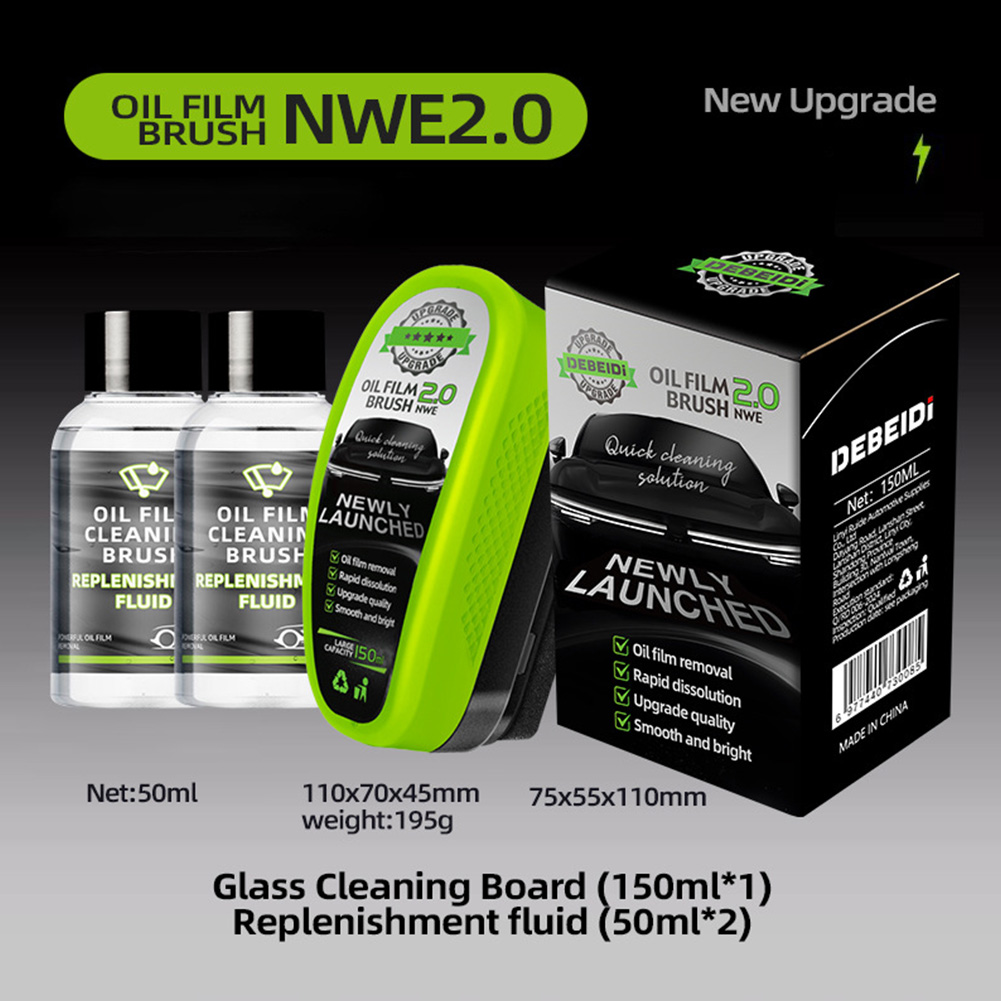 Detergente per vetri clear vision, strumento per la pulizia del parabrezza dell'auto, antiappannamento, impermeabile, universale, per la pulizia dei finestrini dell'auto