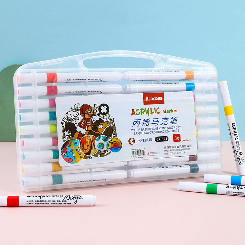 12 color /24 color /36 color /48 color /60 color acrylic marker Painting Graffiti thick brush stackable marker