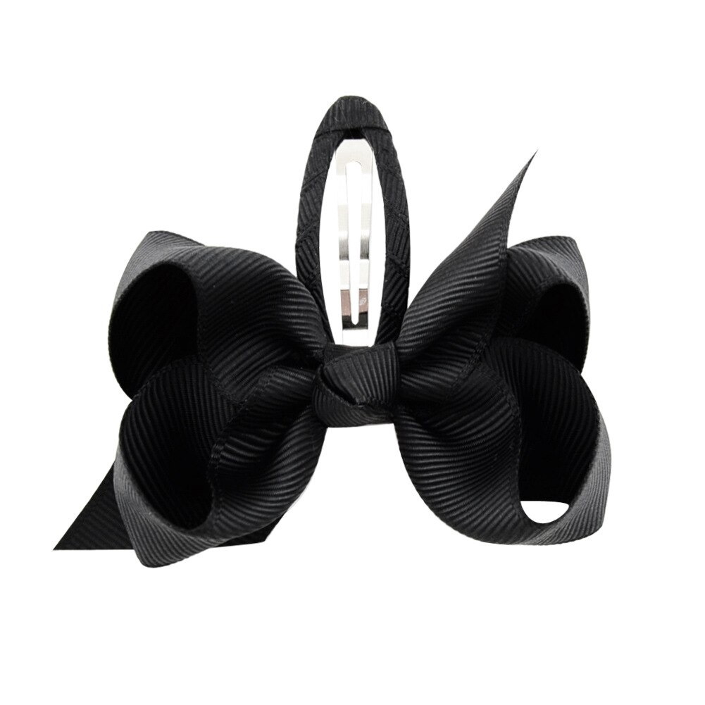 Sweet Top Hair Clip Grosgrain Ribbon Hair Bow Barrettes For Girls Princess Flower Headband Headwear Kids Hair Accessories: Color 4