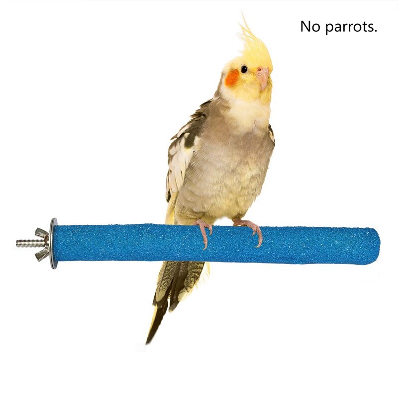 Papegøje siddepinde fuglestativ legetøj til små fuglebur til små og mellemstore fugle