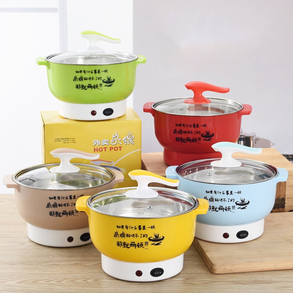 Multifunctional electric cooker Stainless steel Plastic Home appliances Double firepower Anti-dry function pot