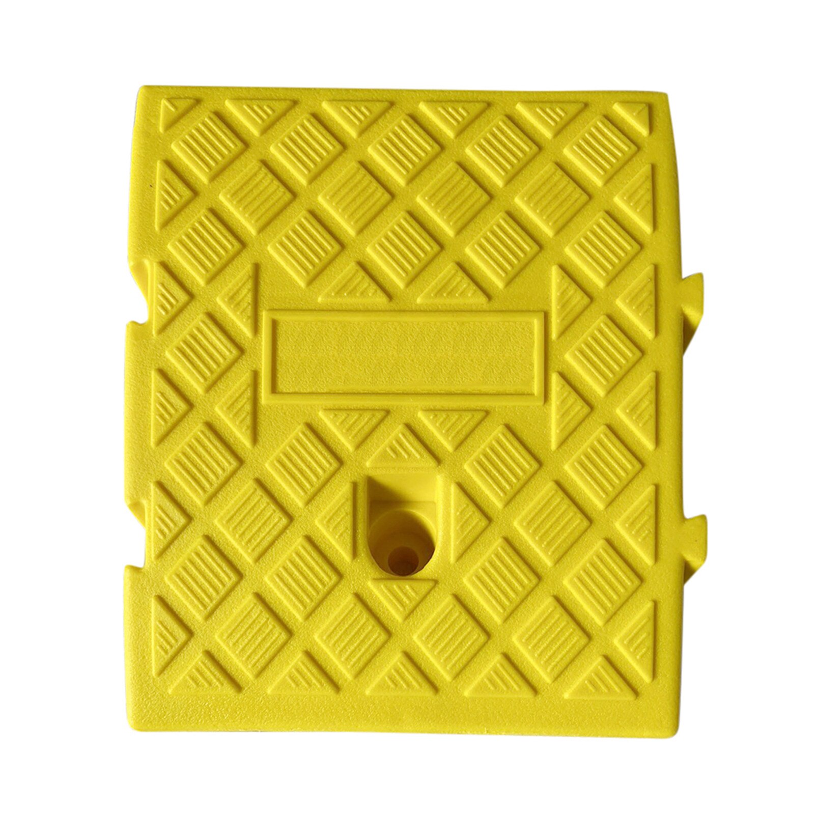 Heavy Duty Threshold Ramp Kit Portable Lightweight Curb Ramps Threshold Ramp Mat Pad Car Trailer Truck Bike Motorcycle: Yellow