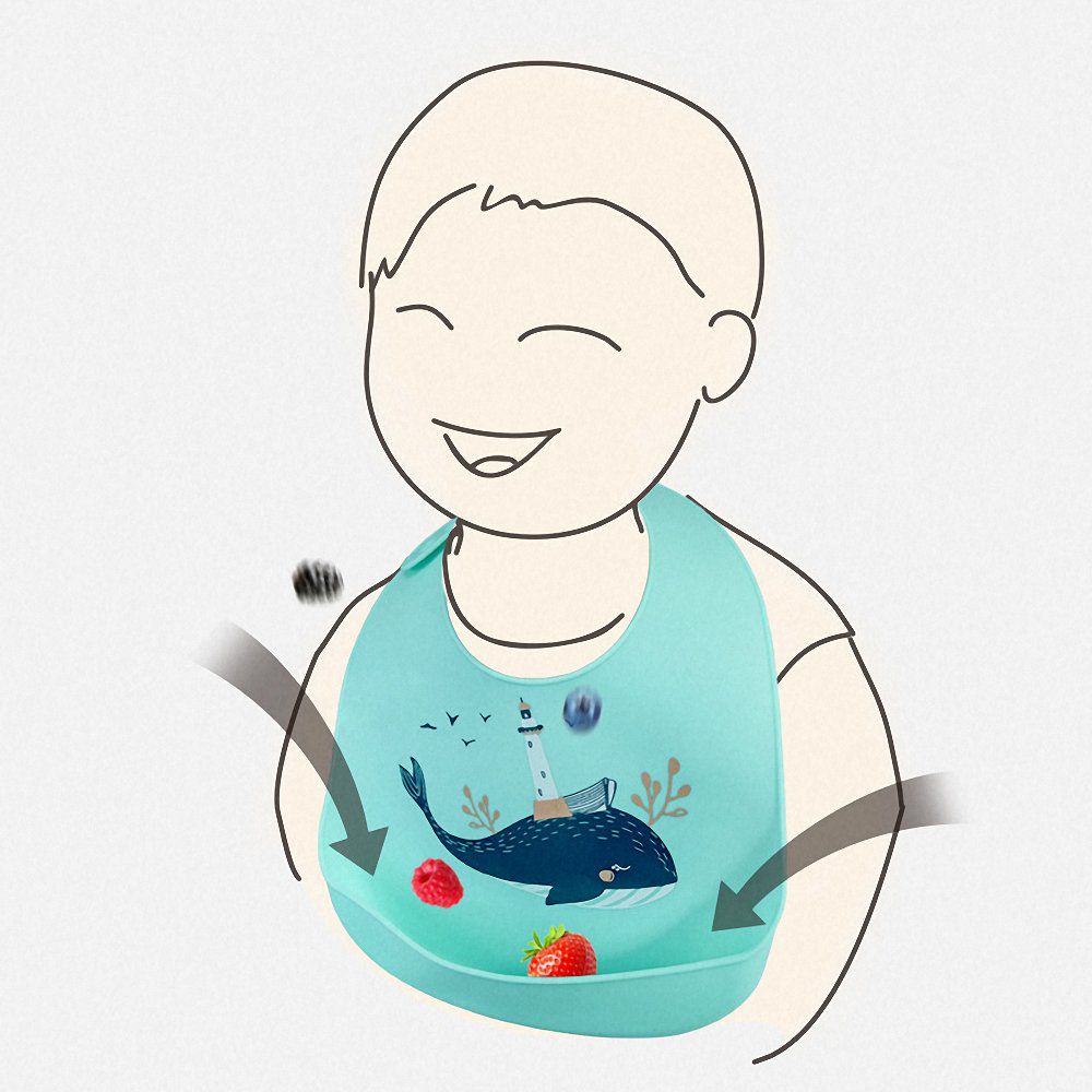 Cartoon Wasserdicht Baby Lätzchen Burp Tücher Neugeborenen Lätzchen Kleidung Kleinkind Kinder Silikon Fütterung Schürzen Speichel Handtuch Baby Pflege Werkzeuge