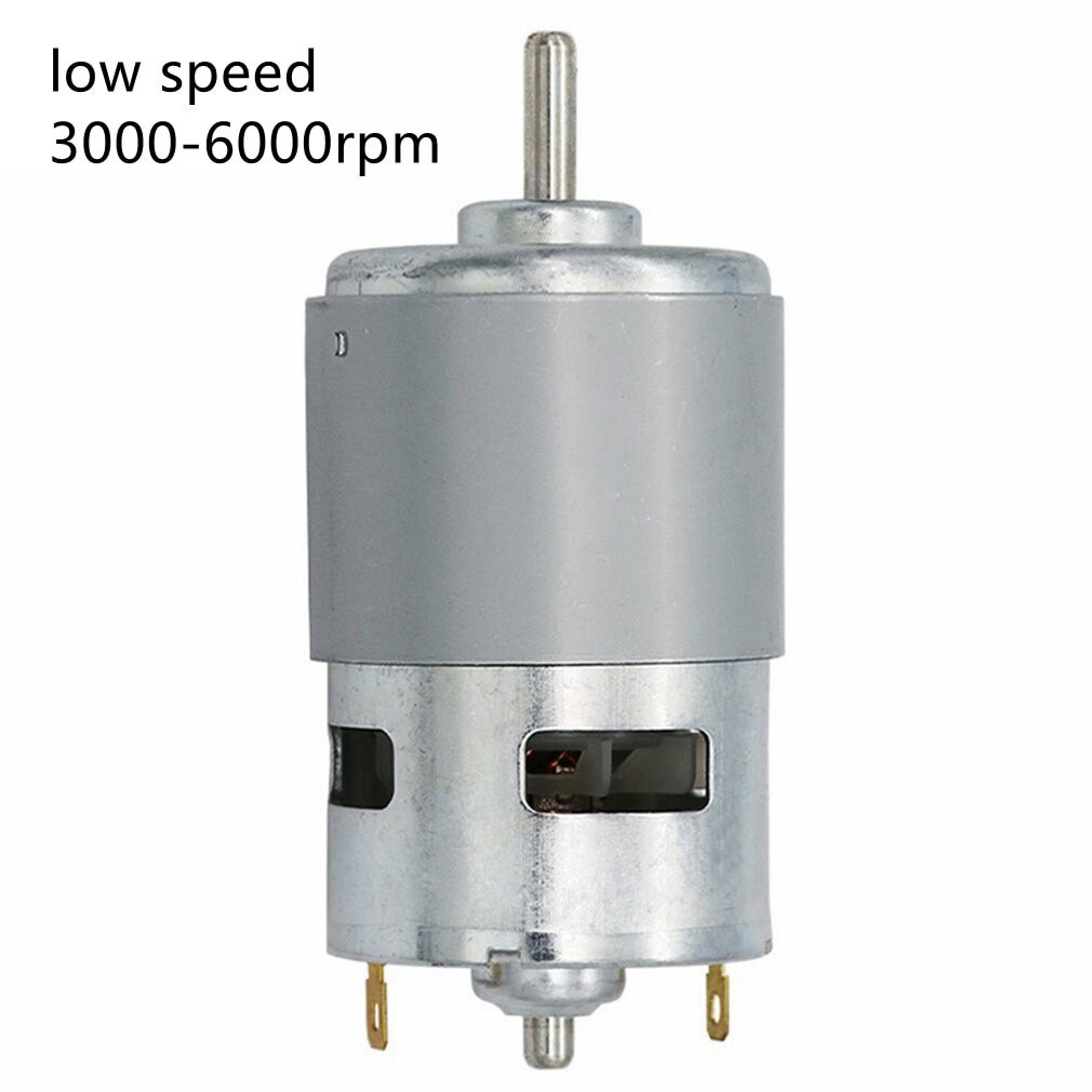 795 DC Motor Double Ball Bearing Ball Bearing Gear Motor Brush DC Motor Lawn Mower Electric Motor Low Noise: low speed