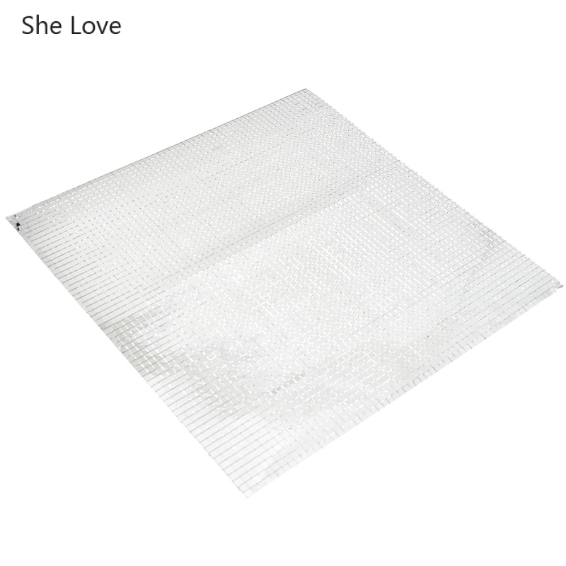 Ze Liefde Zelfklevende Echt Glas Mozaïek Tegels Vierkante Spiegel Tegel Mozaïek Voor DIY Home Decoratie Handgemaakte Ambachten