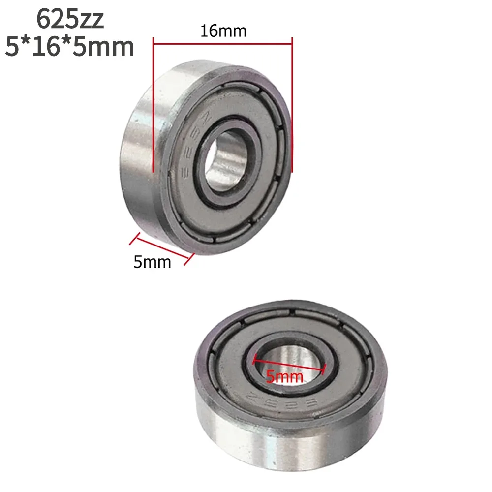Rodamientos de bolas de piezas para monopatín, pieza de acero de carbono con ranura profunda, 10-100, 608zz, 623zz, 625zz, 626zz, 685zz, 688zz, 608zz: Oro / 4 Unids