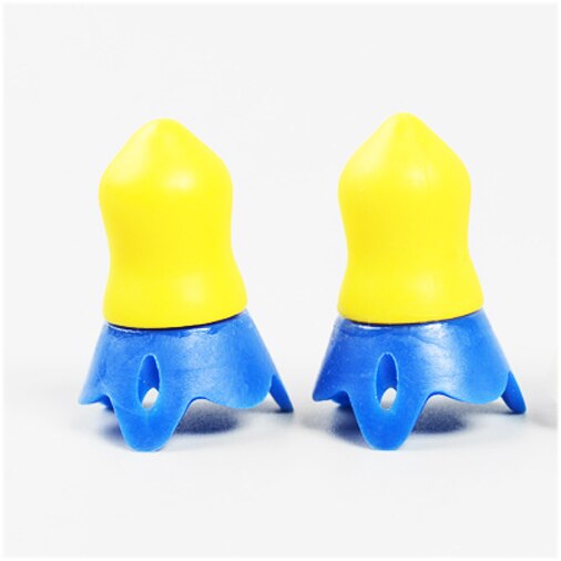 2pairs/lot Ear Plugs Sound insulation ear protection Earplugs Flight Earplugsanti-noise sleeping plugs Anti Noise Study: Yellow