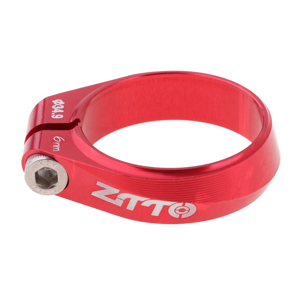 Road Bike MTB Seat Post Clamp 31.8/34.9mm Seatpost Clamps Seats Tube Clips: Red