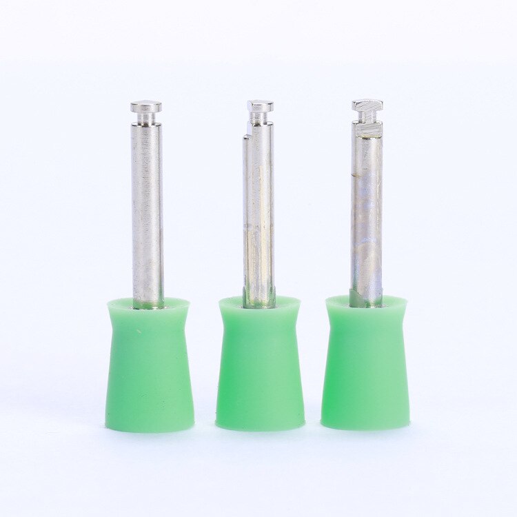 Borracha de silicone trava plana polimento polidor escovas copo de polimento descartável dentadura copos de polimento