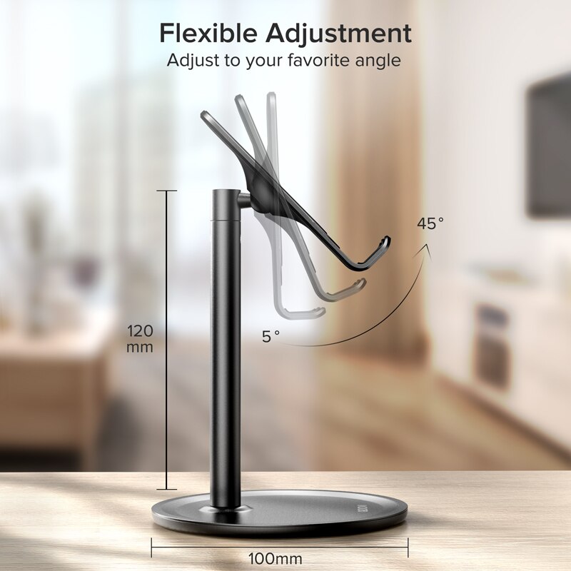 Support de téléphone intelligent et tablette pour bureau, idéale pour l'iPhone 12 Pro Max Mini,