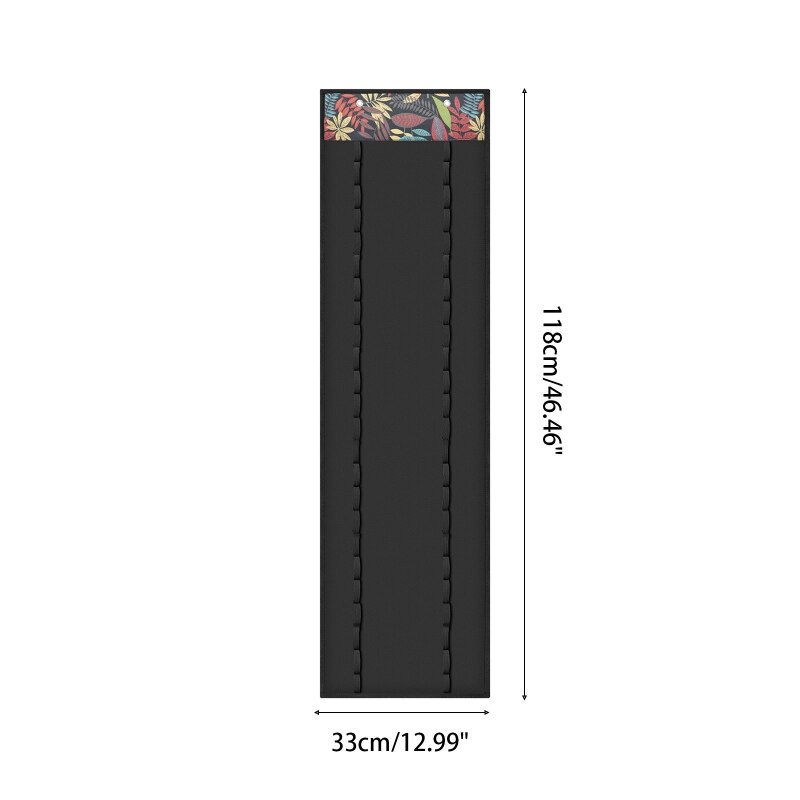 Organisateur de rangement en vinyle, support de rouleau en vinyle mural sur la porte 48 rouleaux