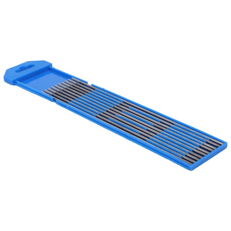 10Pcs 2Mm WC20 Staaf Wolfraam Elektrode Arc Naald Voor Lassen Dunne Roestvrij Staal Grijs
