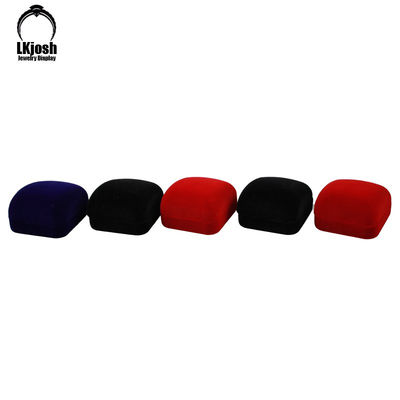 Caja De joyería De terciopelo, caja De almacenamiento De joyería con anillo Bo, caja De doble anillo, caja De tesoro De perlas, caja De De boda, organizador De Joyas