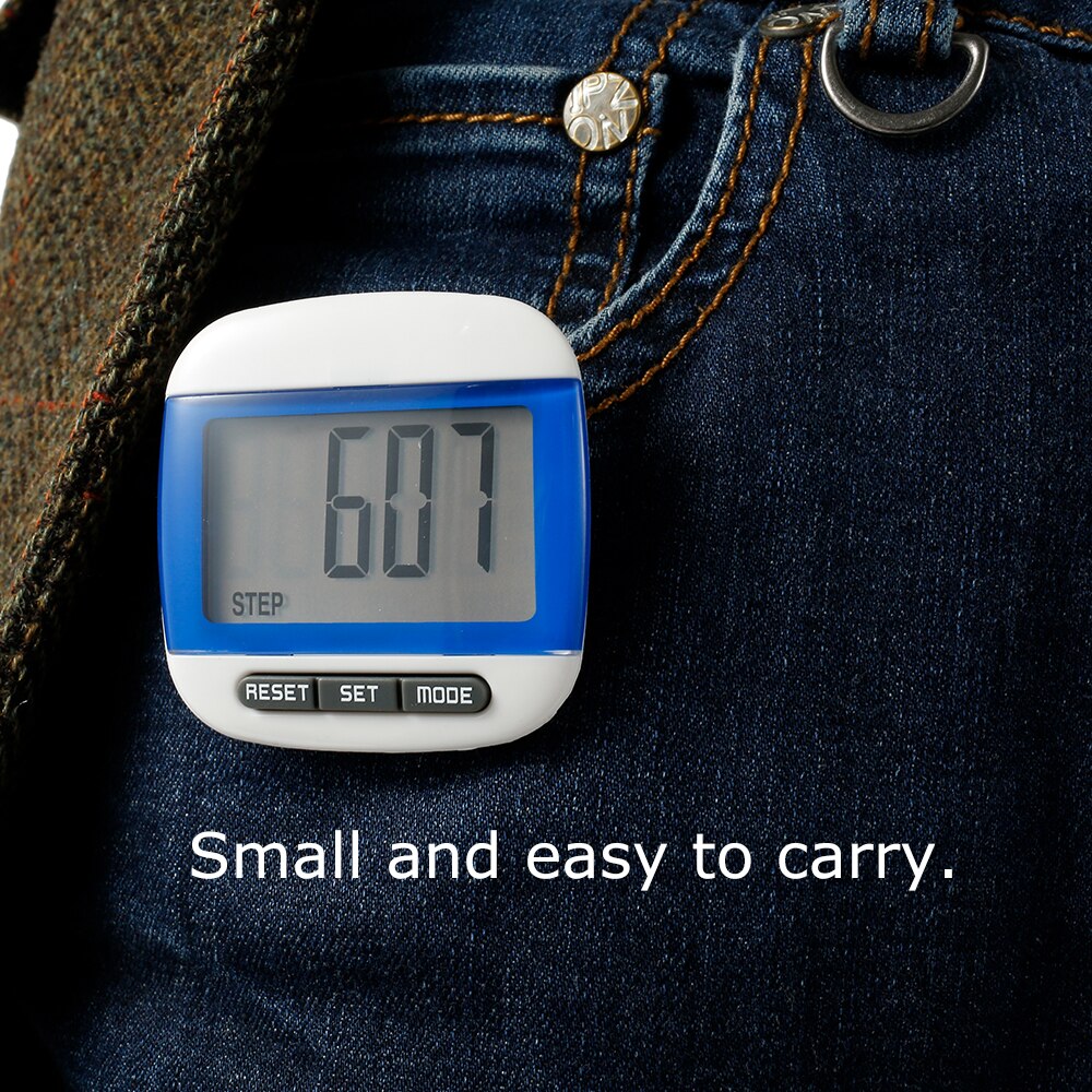 Walking Step Counter Old Men 3D Pedometer Multi-functional Movement Calories Counting LCD Display Fitness Equipments