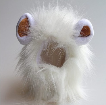 Leuke Leeuw Manen Kat Pruik Huisdier Kleine Hond Katten Kostuum Lion Mane Pruik Cap Hoed Voor Kat Honden Fancy Kostuum cosplay Speelgoed Dierbenodigdheden: 04