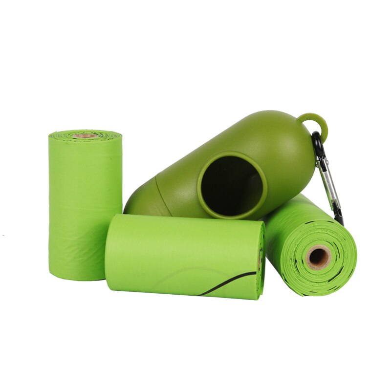 Maisstärke 100% biologisch abbaubar und kompostierbare Hund Kacke taschen, hund abfall tasche, poo tasche, Kacke tasche mit einem Spender: Spezifikation 15