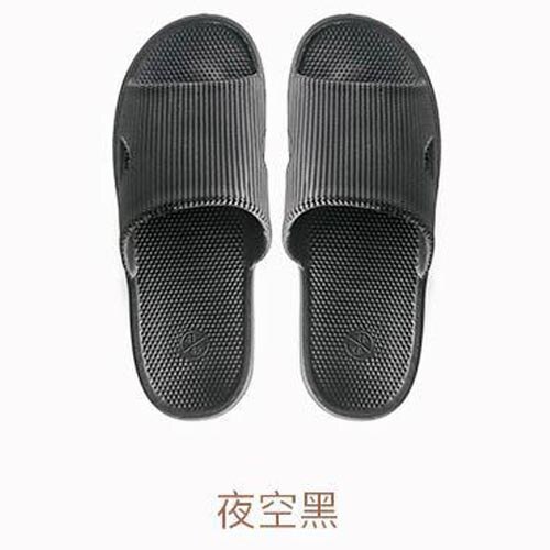 Xiaomi mijia slippers soft ladies men's children's sandals non-slip home shower slippers children's casual slippers smart home: Black 270mm