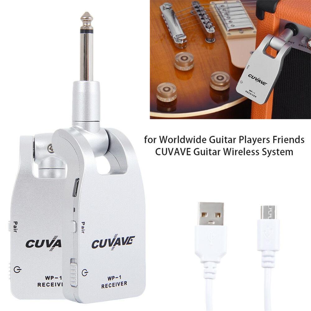 2.4Ghz Draadloze Gitaar System Zender Ontvanger Ingebouwde 30 M Zendbereik 1/4 "Elektrische Gitaar Versterker Bateria mixer