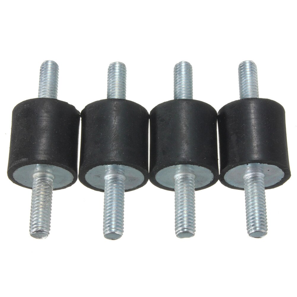 4 Pcs Rubber Buffer Mounts 20x20mm Male M6 Generat... – Grandado