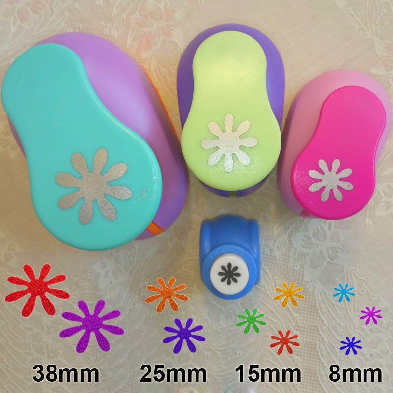 4pcs Handmade Crafts Heart Circle Star Scrapbooking Tool Paper Punch Photo Gallery decoration DIY Card Punches Embossing: Daisy