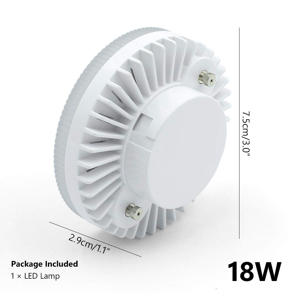 Lysende  gx53 pære 5w 7w 9w 12w 15w 18w led downlight led lampe  gx53 smd 2835 gx 53 base led lampe  ac85-265v varmt hvidt lys