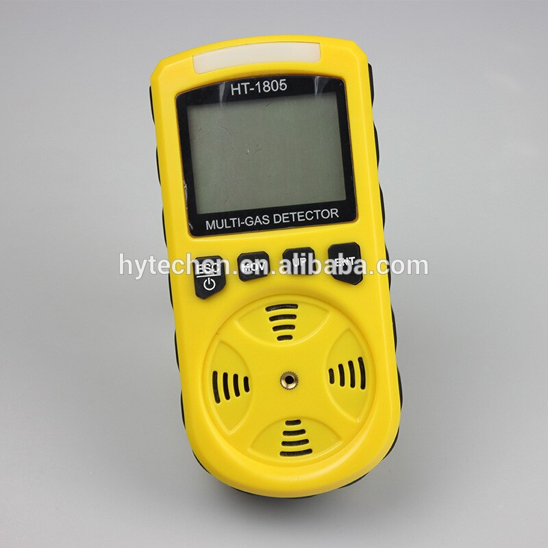 HT-1805 4 In 1 Gas Analyzer Detector Portable O2 CO H2S LEL Tester Toxic portable multi gas detector