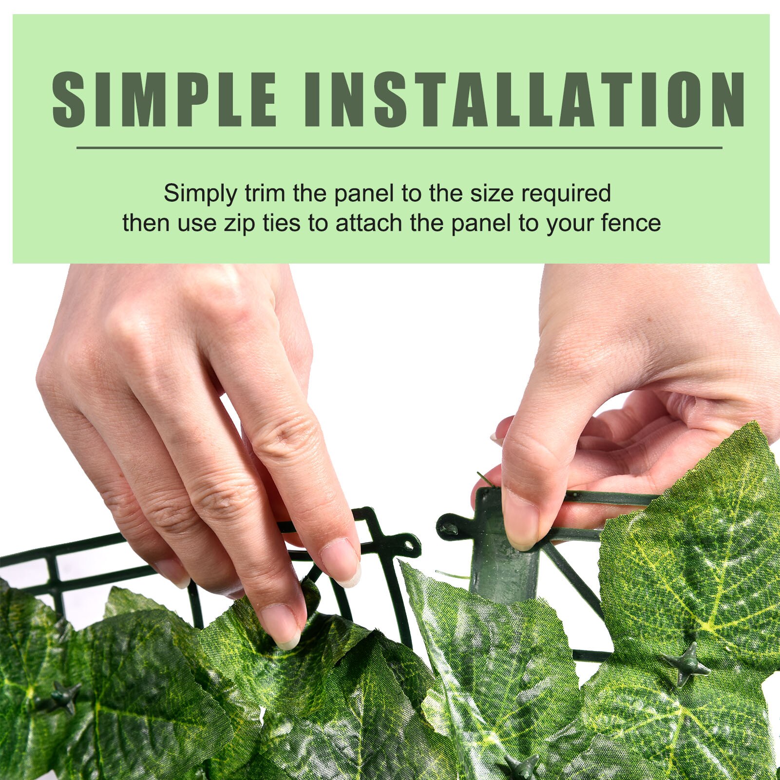 Garden Artificial Privacy Fence Screening Roll Artificial Ivy Leaf Hedge Fence For Outdoor Indoor Patio Decoration Yard Fence