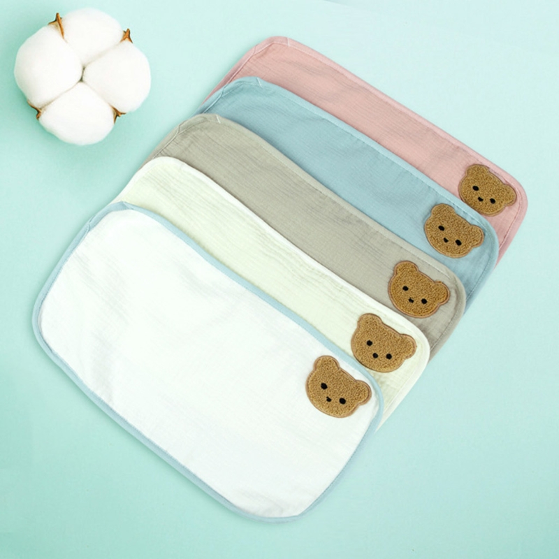 Serviette d'alimentation pour bébé, mouchoir en coton Anti-crachat, tissu pour le visage