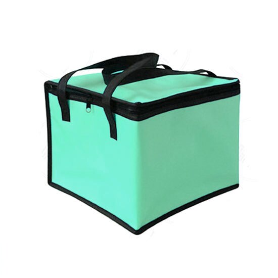 Large Non-Woven Thermal Insulation Package Lunch Bag Picnic Portable Container Bags Fresh Ice Cooler Carrier Food Insulated Bags: Green