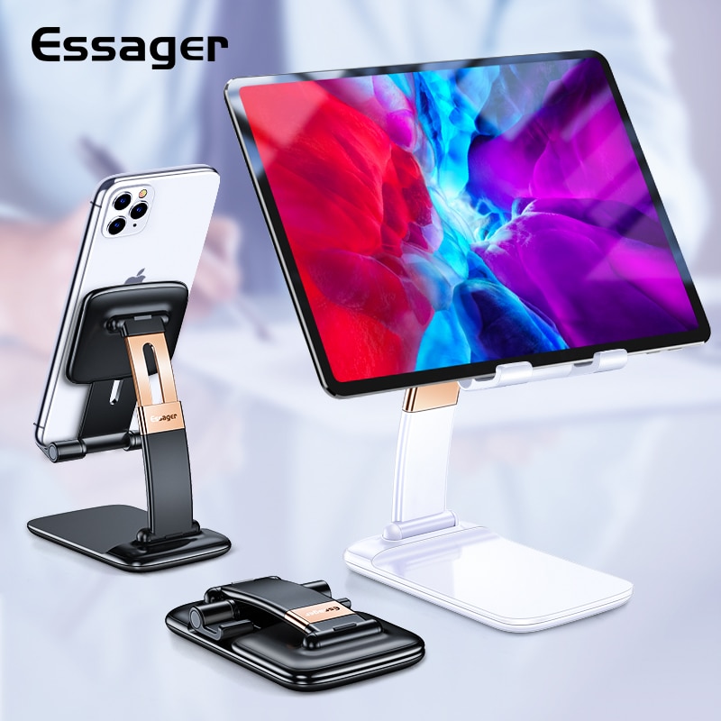 Essager Scrivania Pieghevole Del Telefono Mobile Del Supporto Del Basamento Per il iPhone iPad Pro Tablet Tavolo Gravità Flessibile Desktop di Cellulare Smartphone Stand