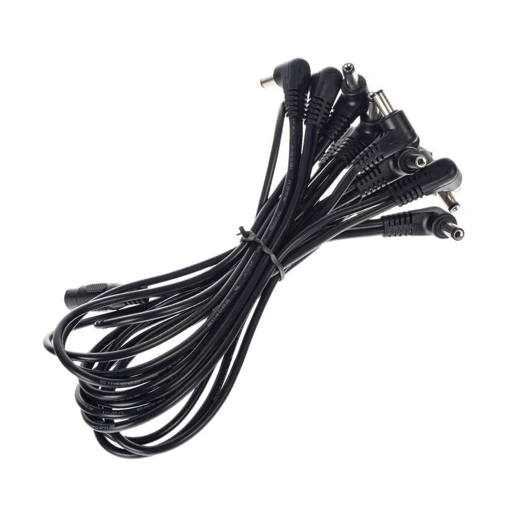 NAOMI Audio Cables 1 To 3/5/6/8 Ways Daisy Chain For Electric Guitar Effect Pedal Power Supply Cable DC 9V Adapter Plug