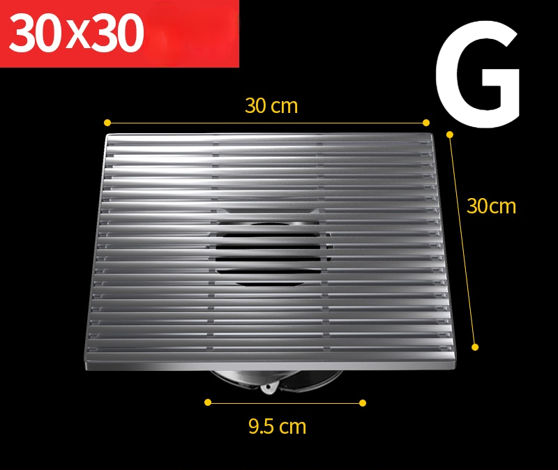 304 Stainless steel rectangular floor drain grate shower grill drain floor waste grate