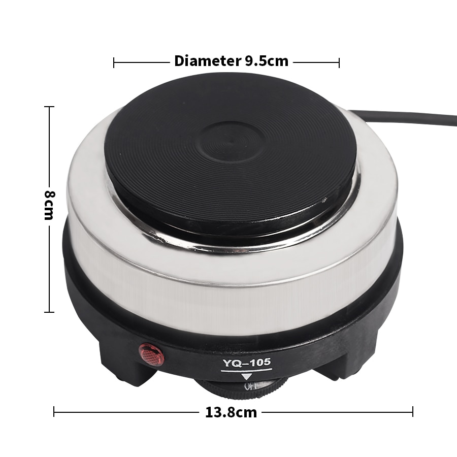 Poêle électrique multifonction 500w, petit four, cuisinière à café, appareil de cuisson, EU US
