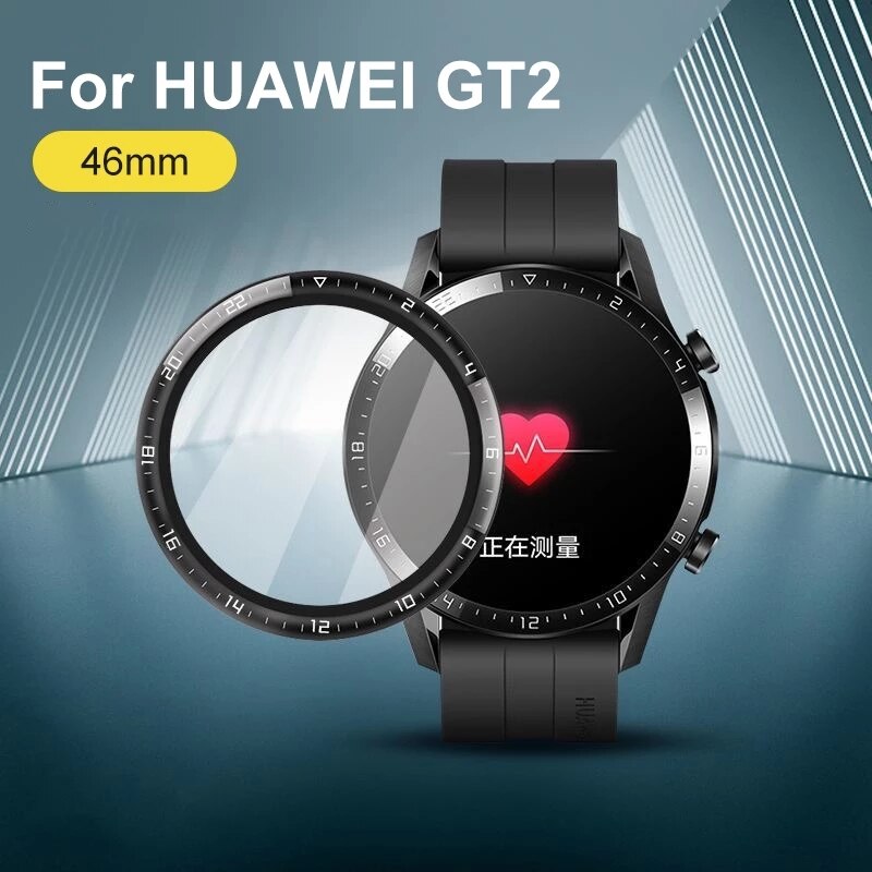 Case for Huawei Watch GT2 46mm Colorful Smart Watches Cover TPU Shell GT 2 46mm Protector SIKAI Sport Accessories for Huawei GT2: 2 pcs film