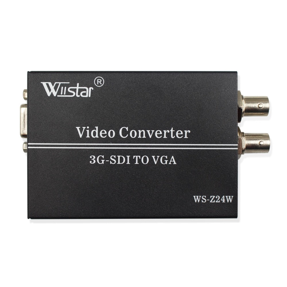 Wiistar Sdi Naar Vga Converter Sd Hd 3G-SDI Naar Vga + 3.5Mm Audio Video Adapter Voor Pc Laptops