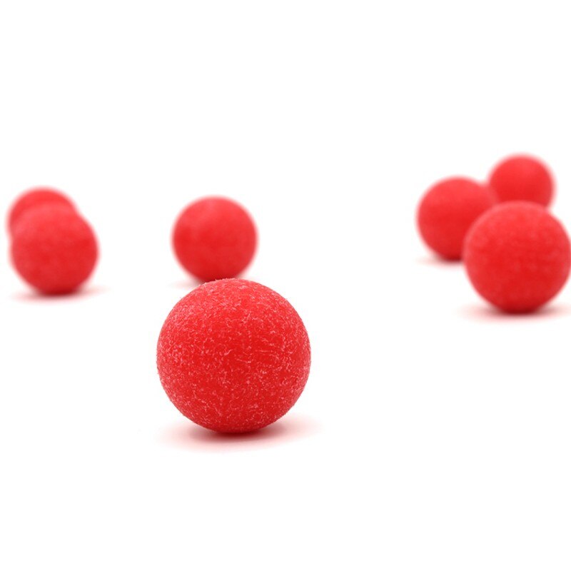 Ruwe getextureerde tafelvoetbal 36 mm voor alle tafelvoetbaltafels - rood/oranje/wit (optioneel) 12 stks/partij