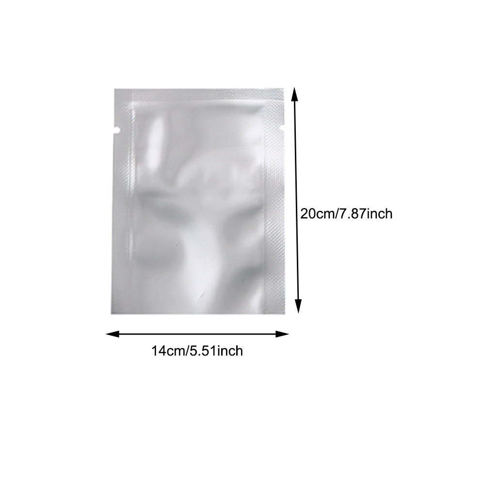 Silver Pure Aluminum Foil Package Bag Coffee Sugar Pouches Open Tops Heat Seal Vacuum Mylar Foil Bags for Spice Powder Storage: Yellow