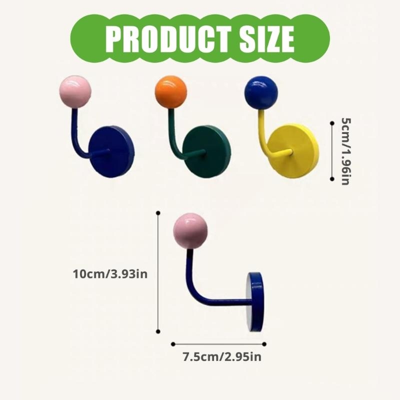 Q1fd Sturdy over deurhaken in verschillende kleuren voor stijlvolle thuisorganisatie