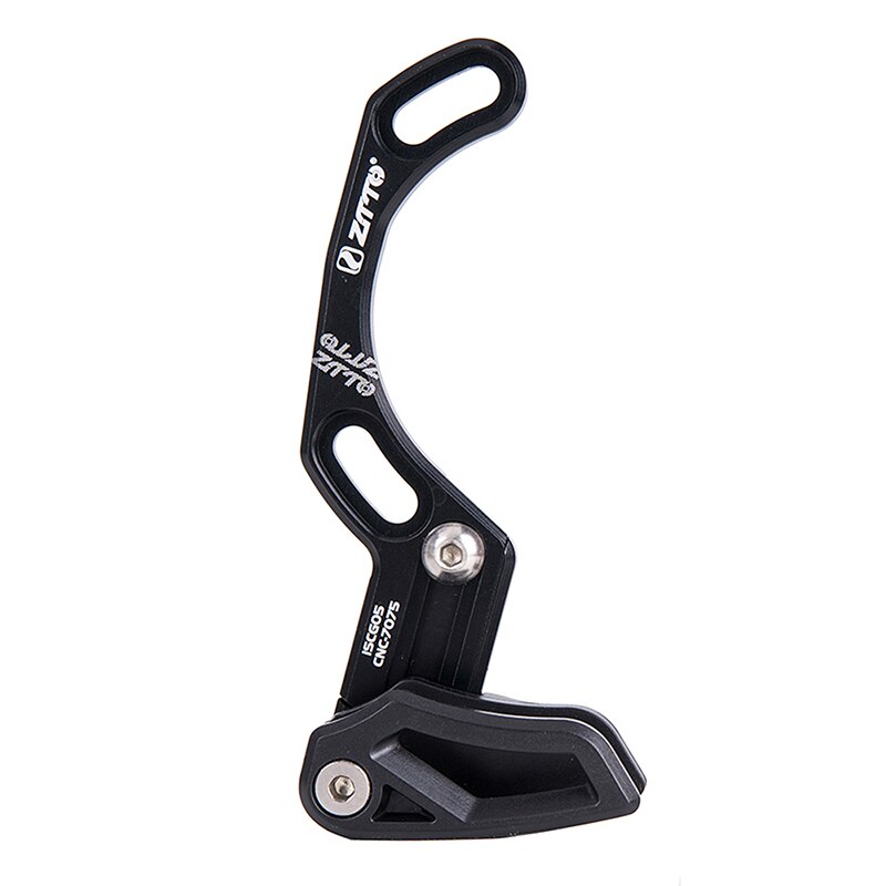 Guía para cadena bicicleta de montaña de aleación de aluminio de montaje CNC marcha única de tensor de cadena MTB bicicleta accesorios: ISCG 05 black