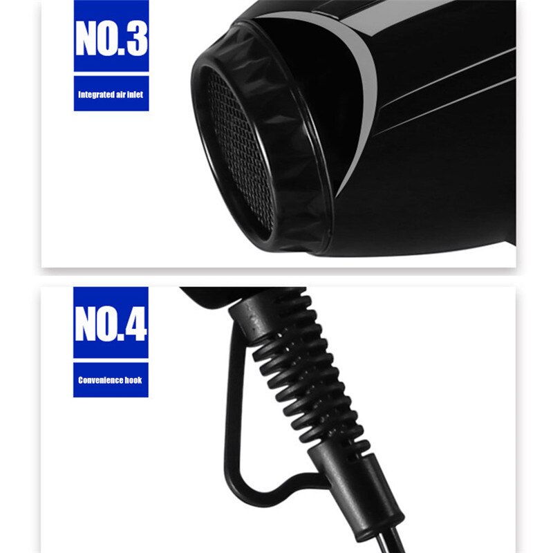 220V Professionele 3000W Haardroger Sterke Power Kapper Salon Styling Tools /Cold Air Föhn 2 snelheidsaanpassing