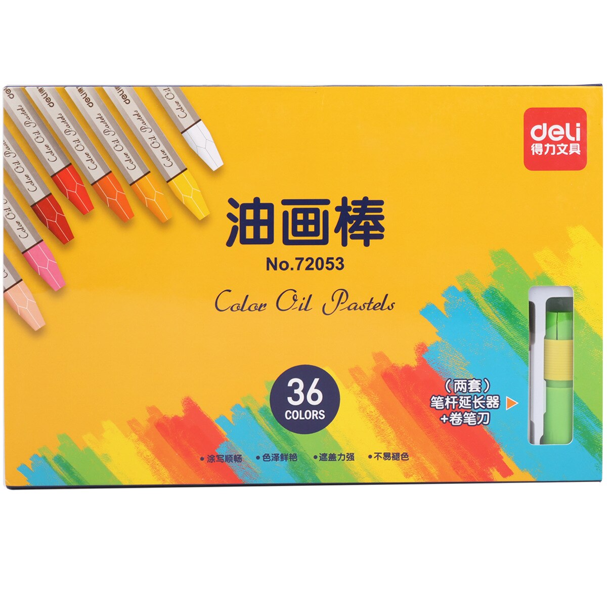 36 Kleuren Wax Caryon Set Voor School Kids Creatieve Tekening Graffiti Tekening Kleuren Olie Pastelkrijt Art Supply Beste Pen: 36 color
